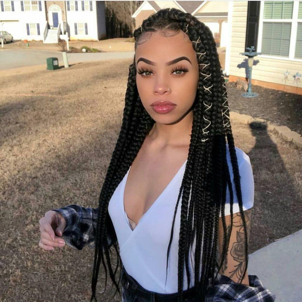 Афрокосы Box Braids