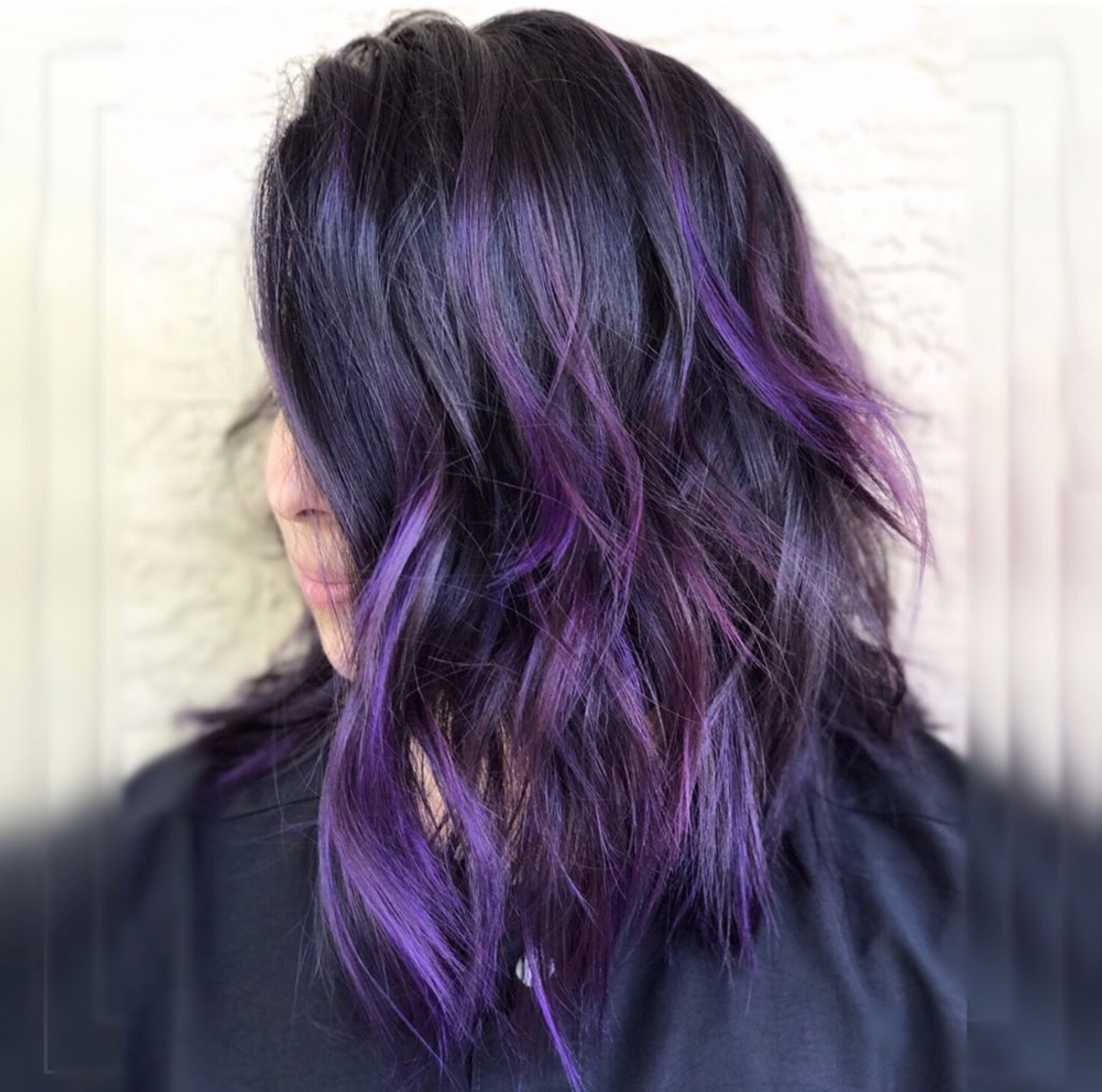 Purple Balayage