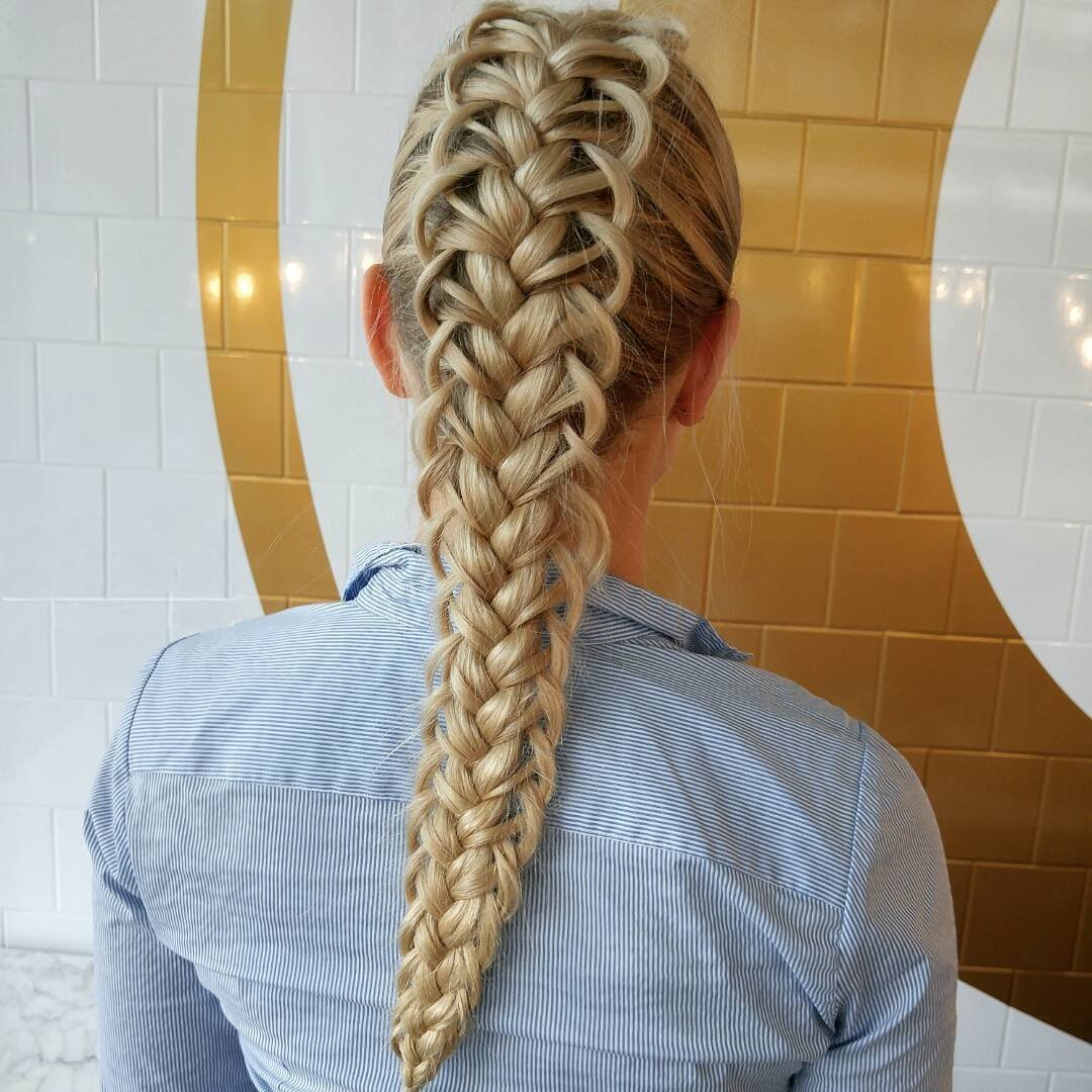 Дракончики косички на голове