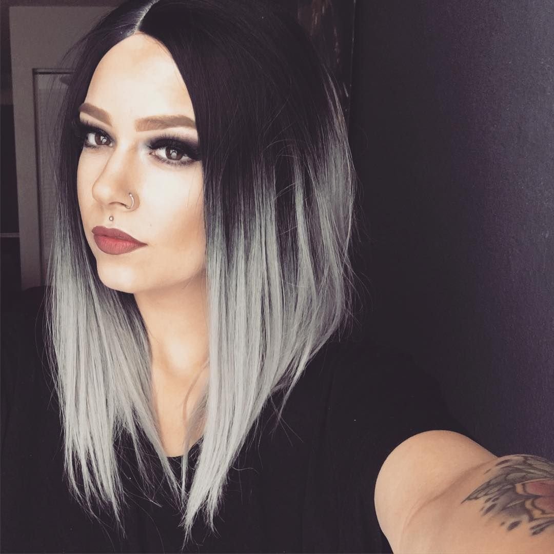 Grey Ombre hair