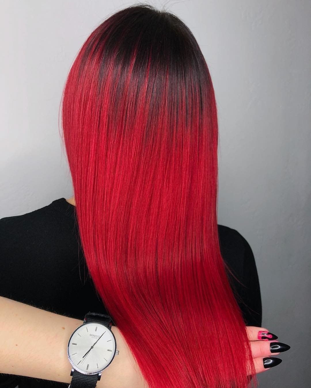 Red Ombre hair