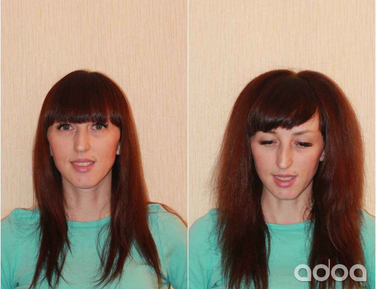 Как увеличить объем волос на фото