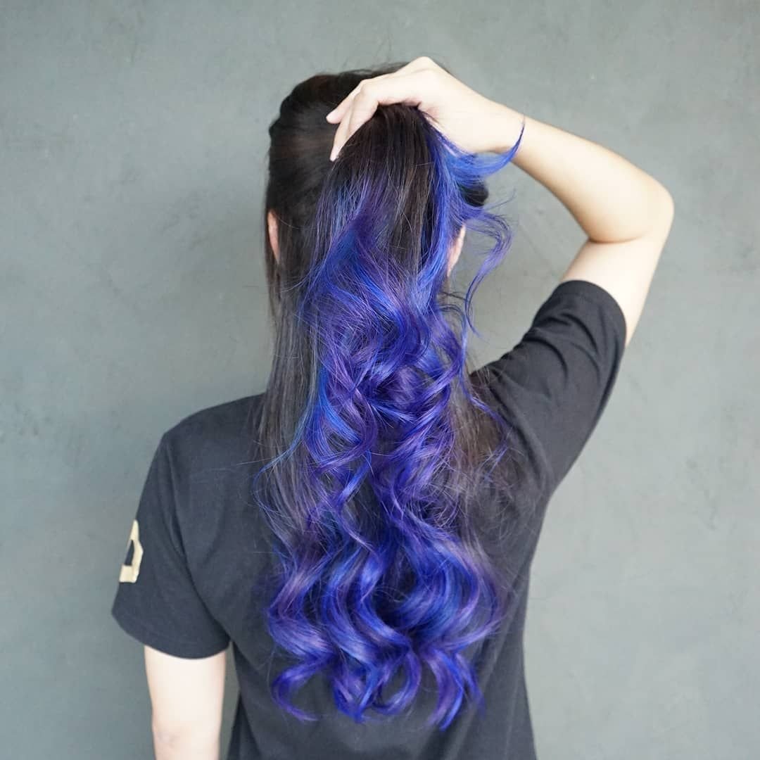 Цвет волос Blue Violet