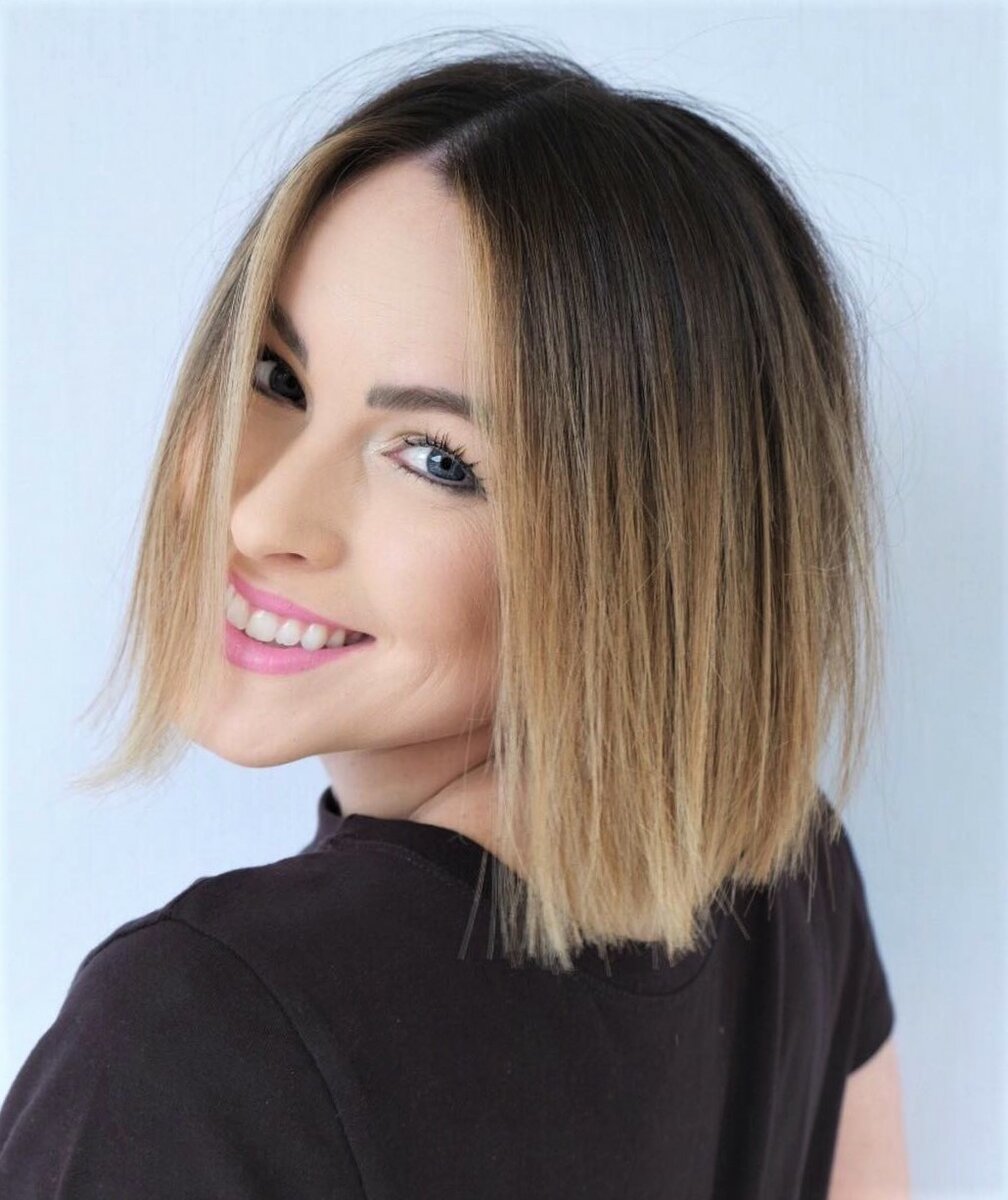 Стрижка Lob long-Bob на длинные волосы