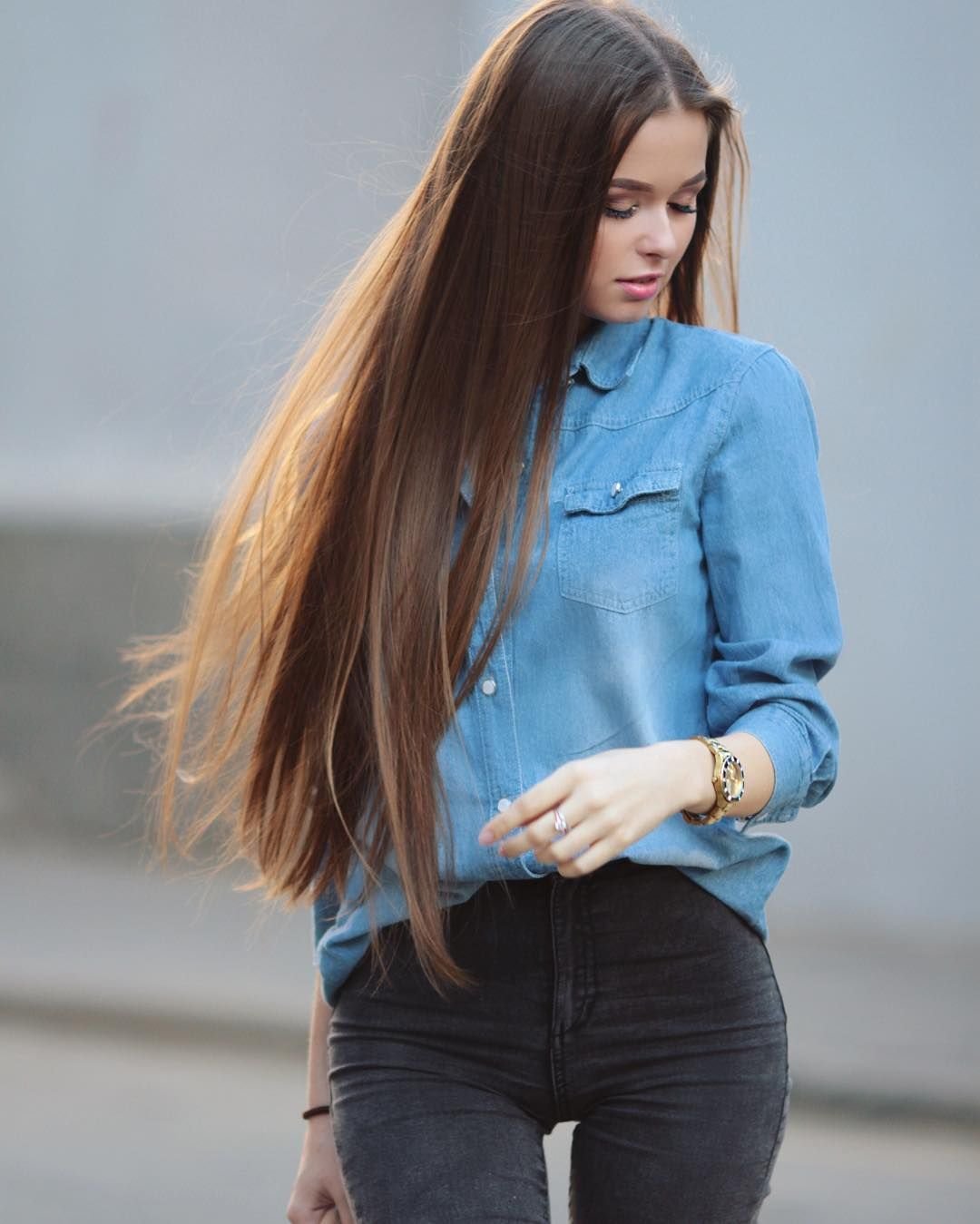 Удлиненное каре с ровным срезом