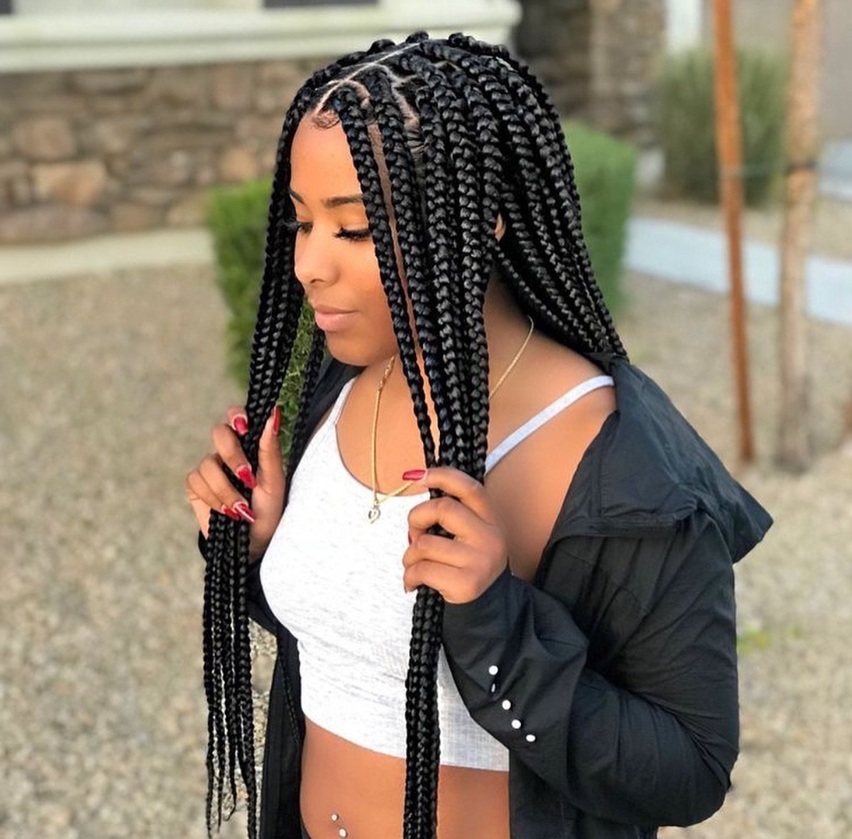 Афрокосы Box Braids