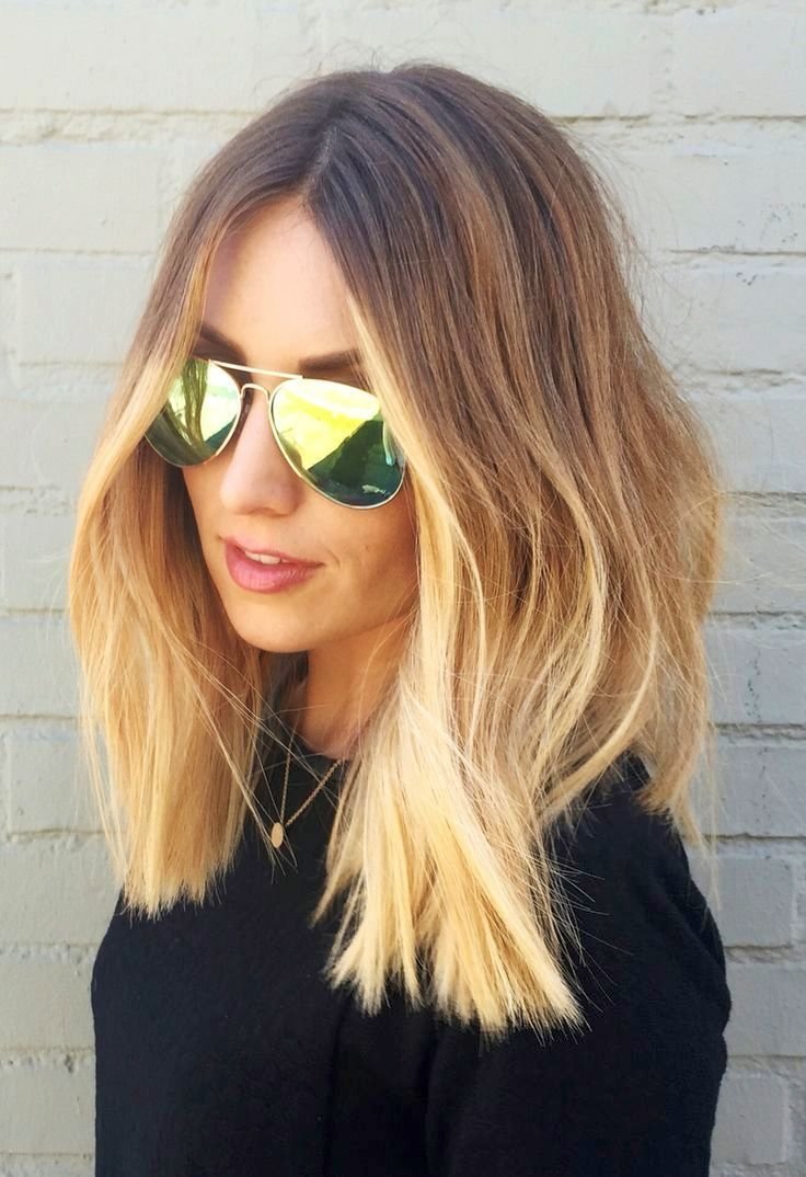 Стрижка Lob long-Bob на длинные волосы