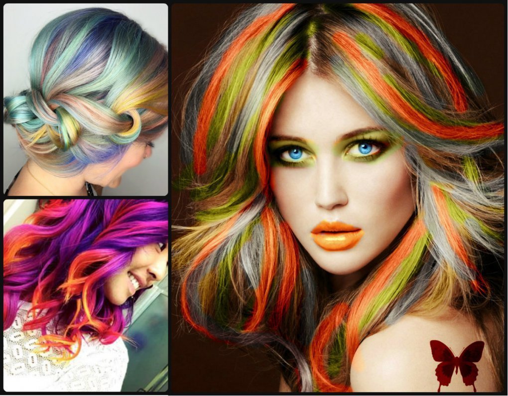 Dip Dye на русые волосы