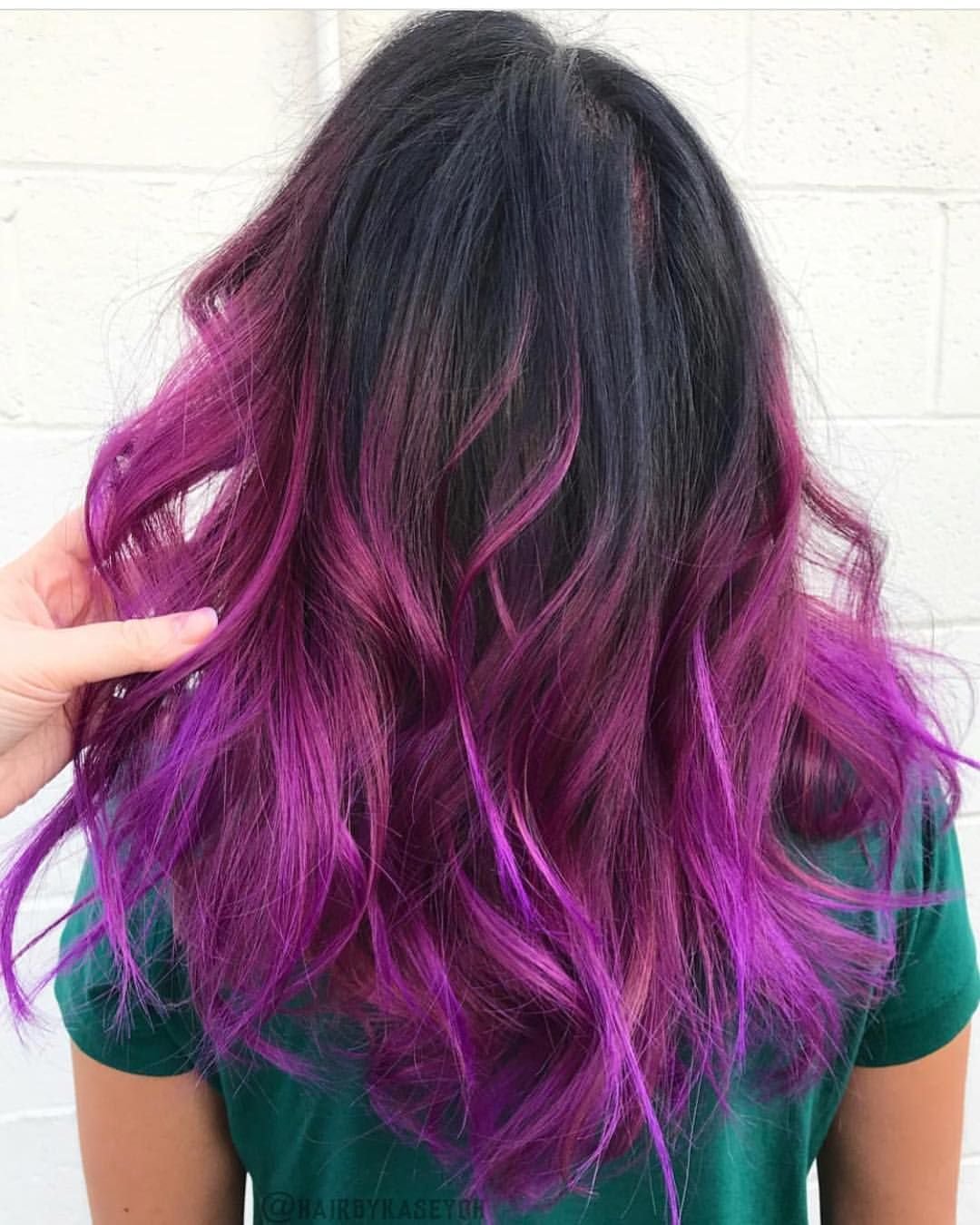 Фиолетовые Концы Волос
