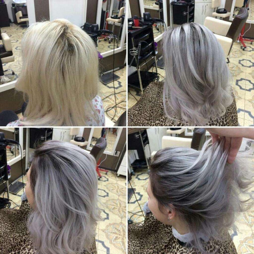 Вуальное мелирование