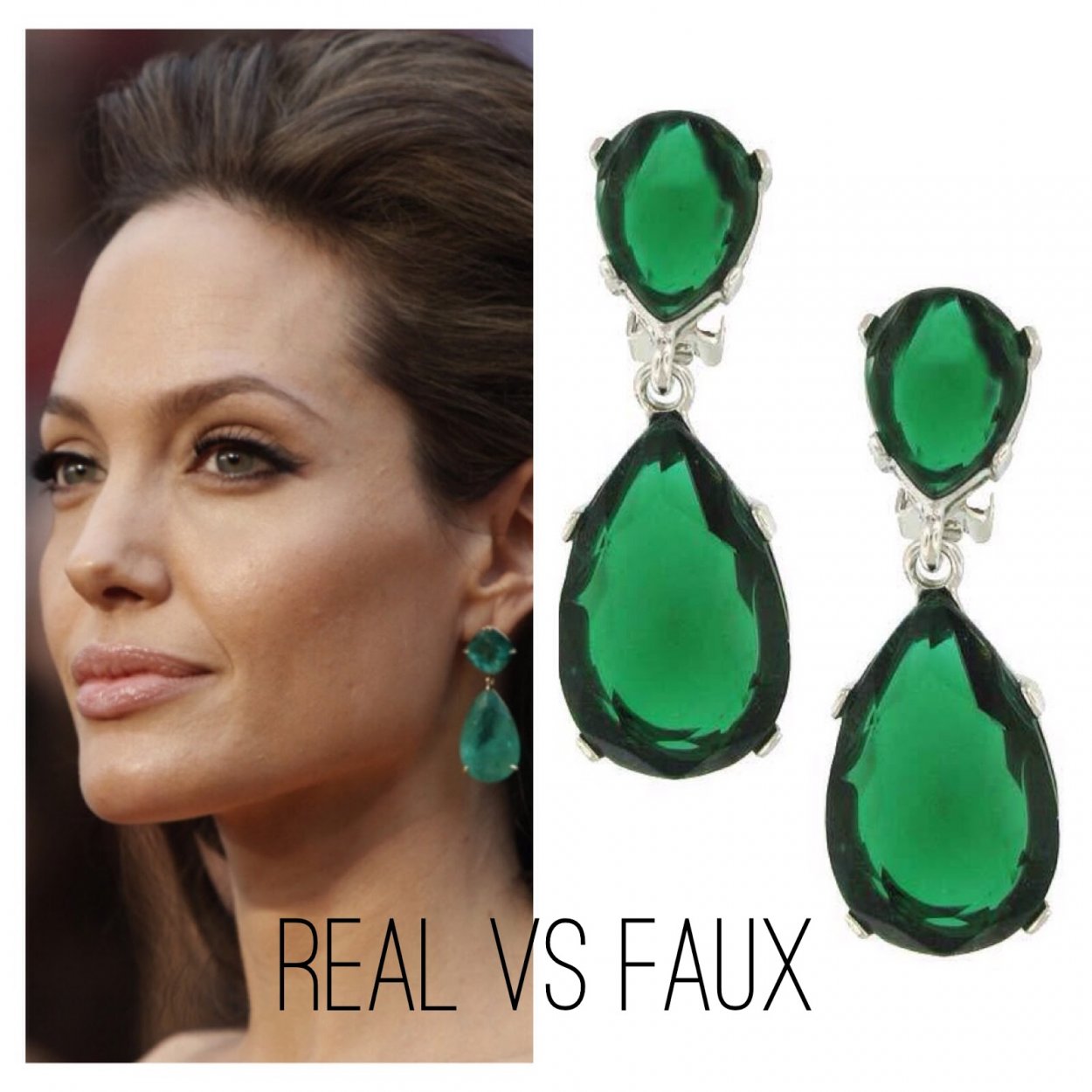 Серьги Tiffany Jazz с изумрудами