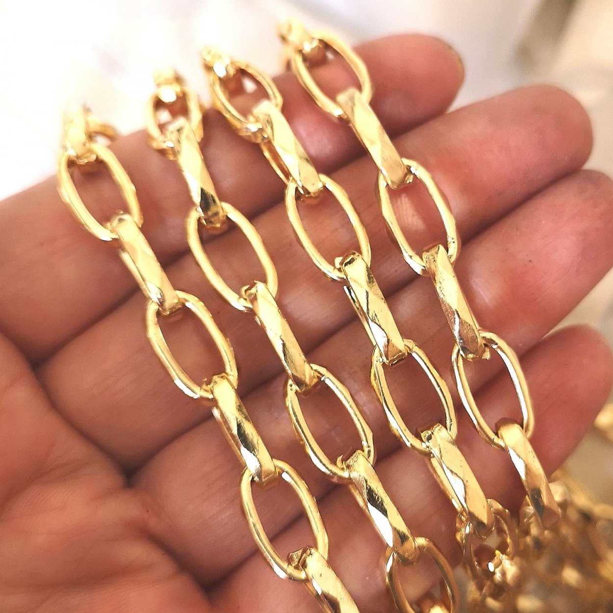 Серебряная цепь «Якорная» 46 гр