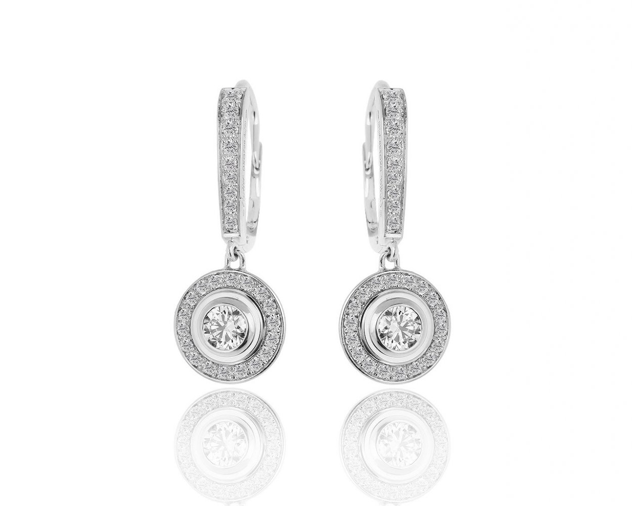 Золотые серьги Cartier