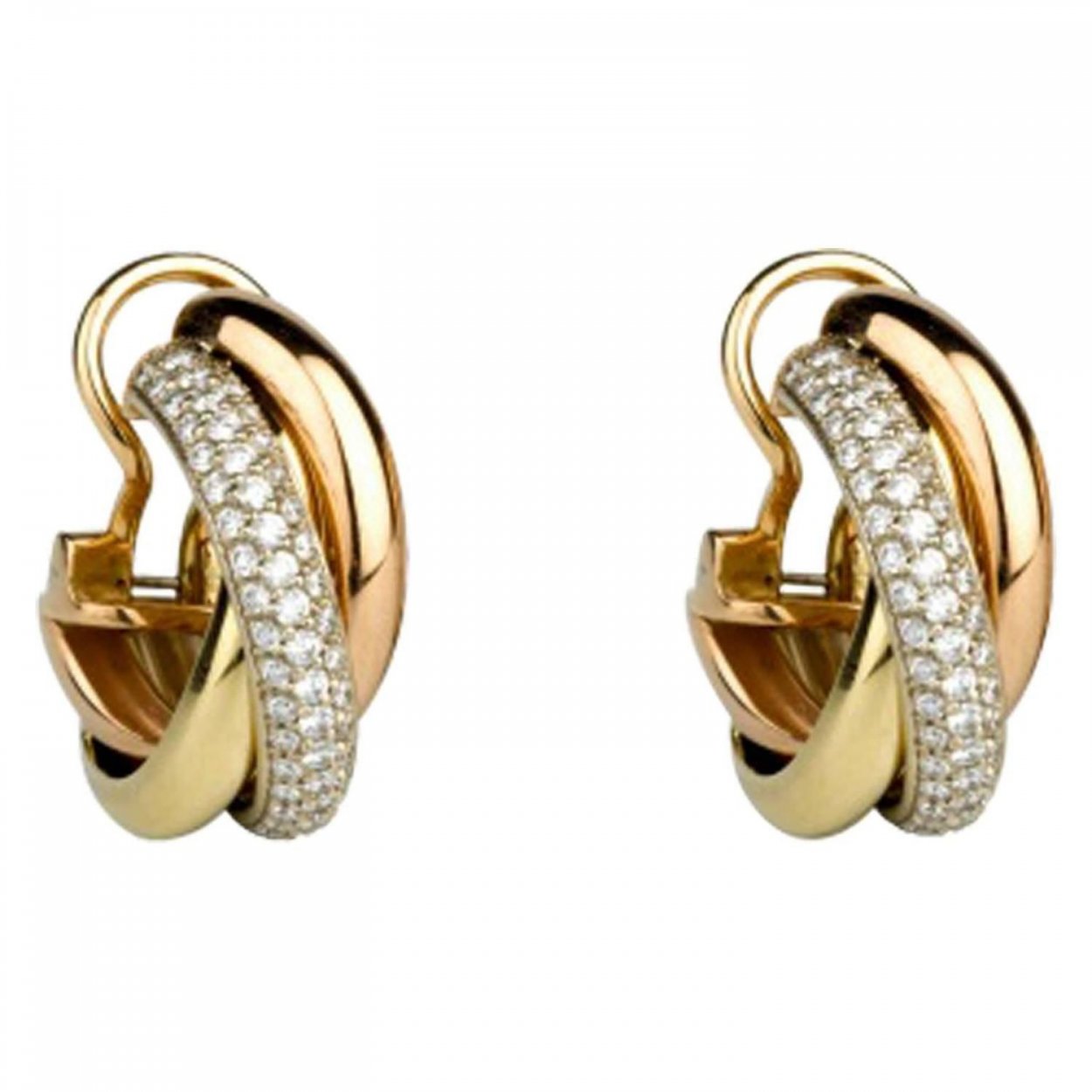 Сережки Cartier Trinity