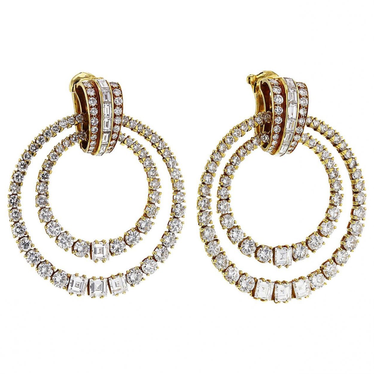 Бриллиантовые серьги Cartier