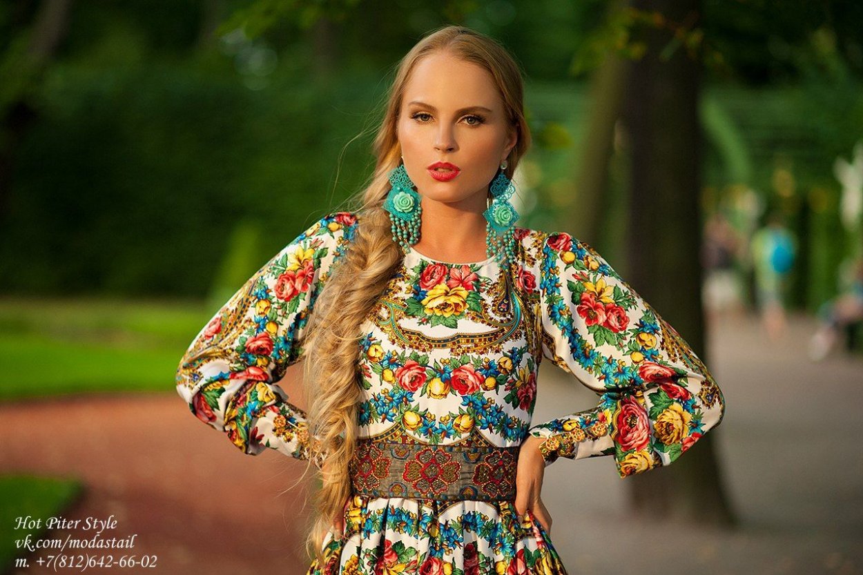 Одежда из павлопосадских платков