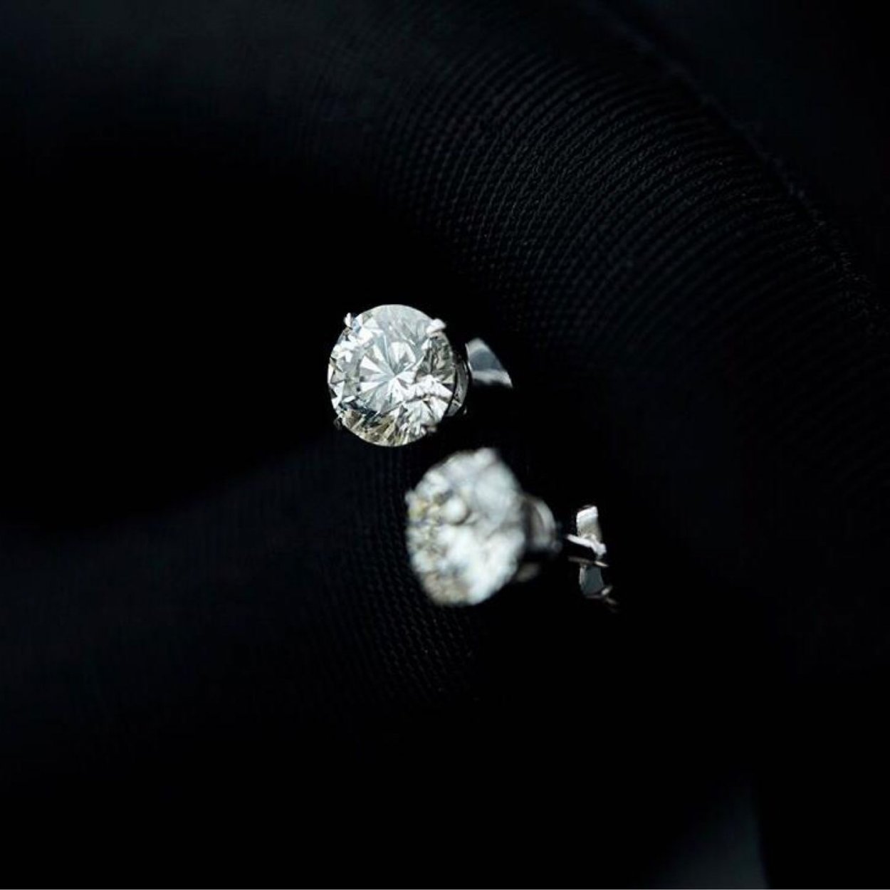 Chroma серьги пусеты-гвоздики Swarovski 5614062