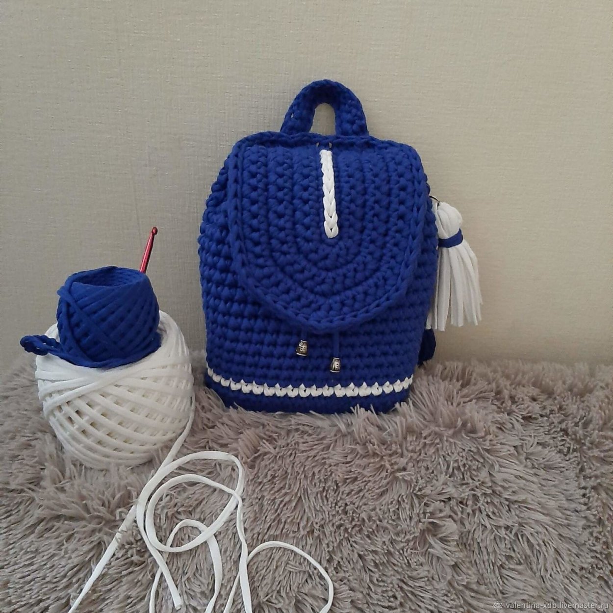 Рюкзак крючком