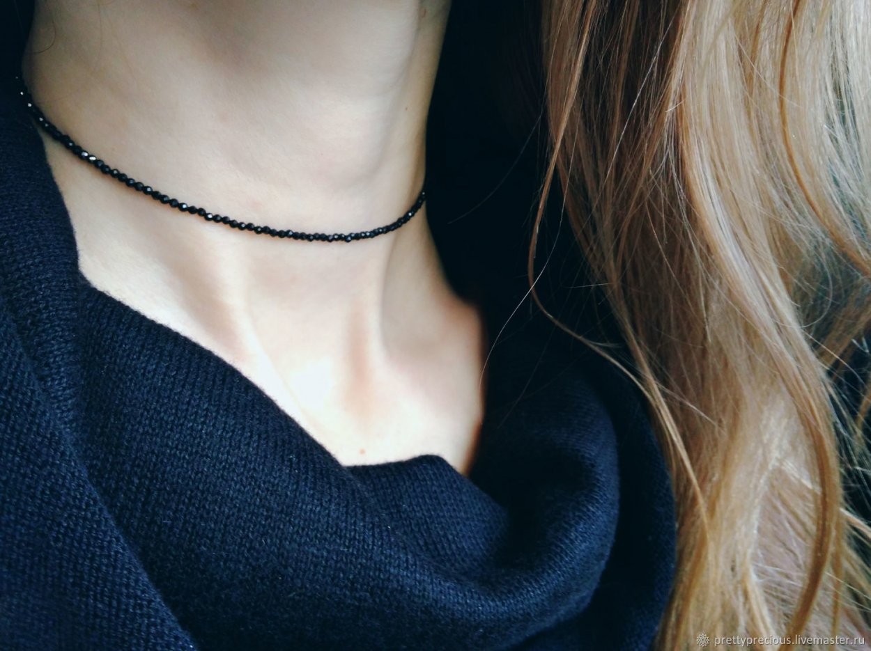Серебристый чокер