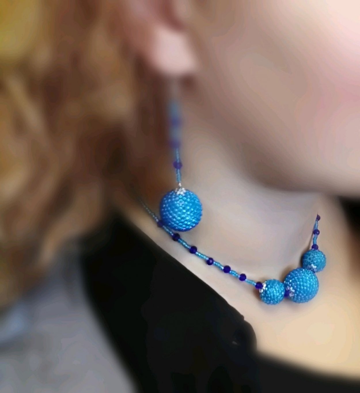Серьги из бисера