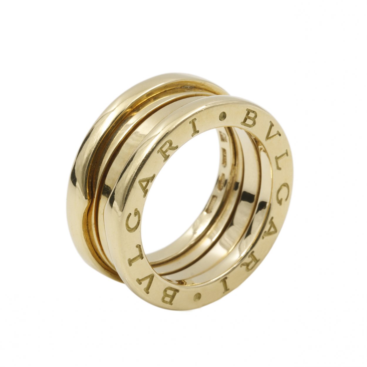 Кольца «b.zero1 Design Legend» из белого, жёлтого и розового золота для Bulgari