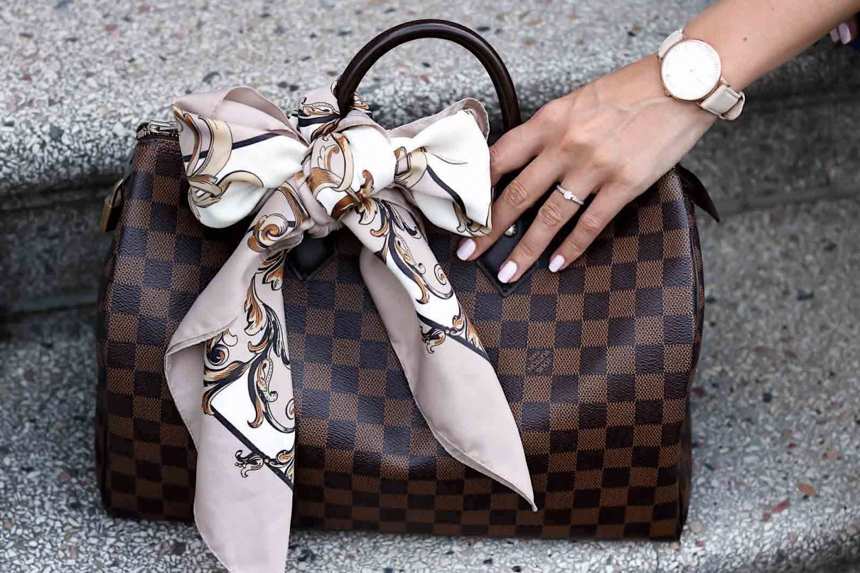 Louis Vuitton Speedy 35 damier outfit