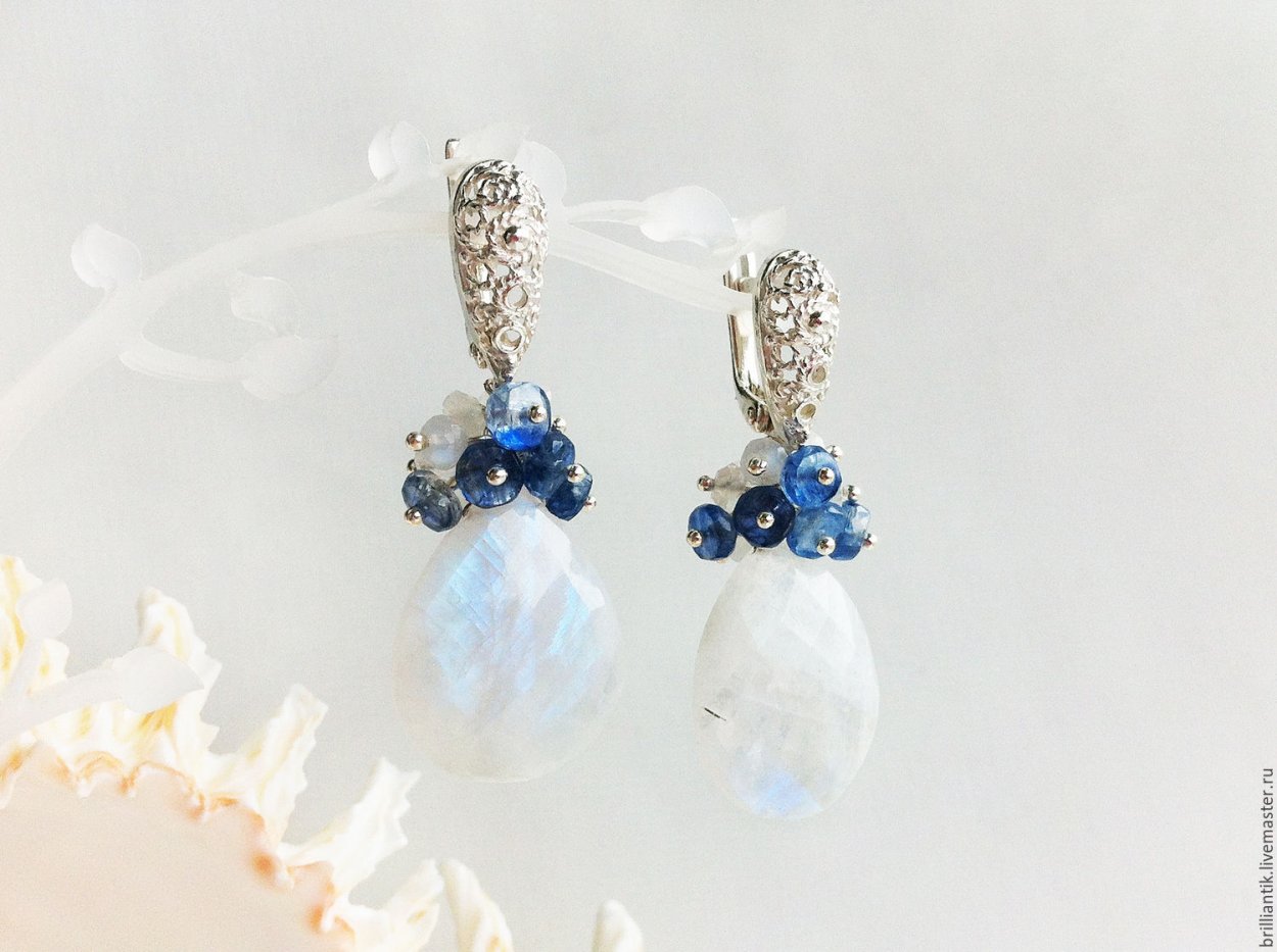 Серьги Aquamarine 33664-s-a
