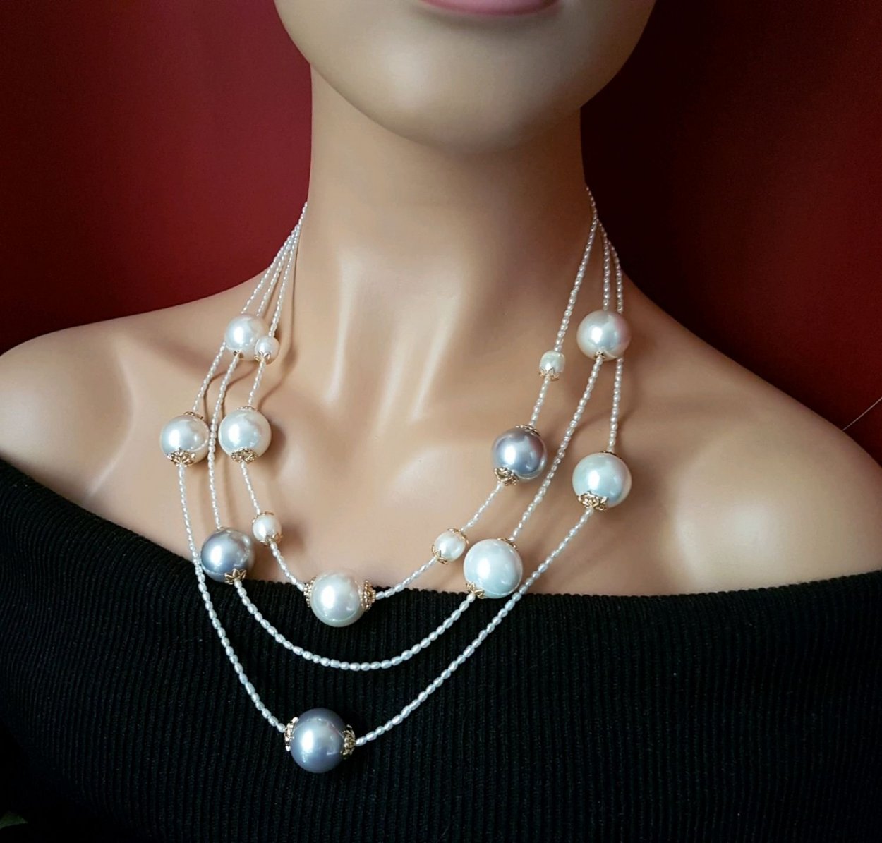Колье из флюорита