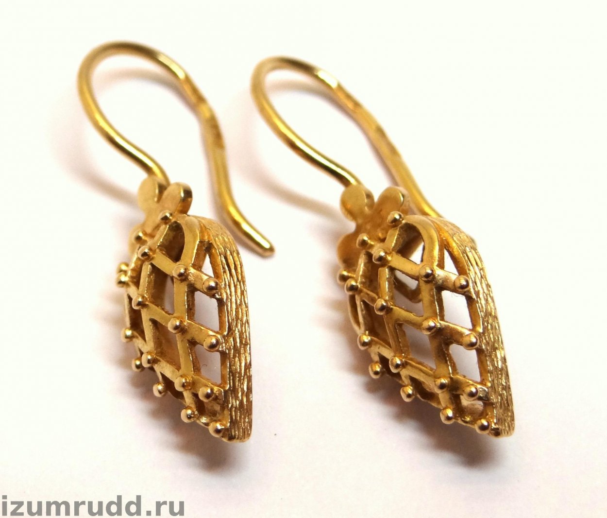 Советские золотые серьги 585