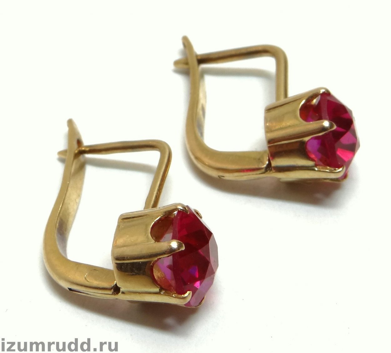 Серьги с Советской застёжкой