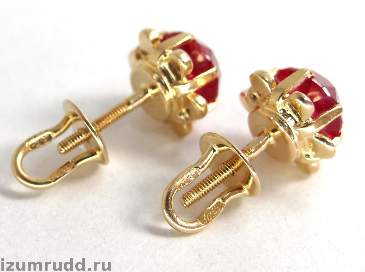 Серьги с бриллиантами классика СССР