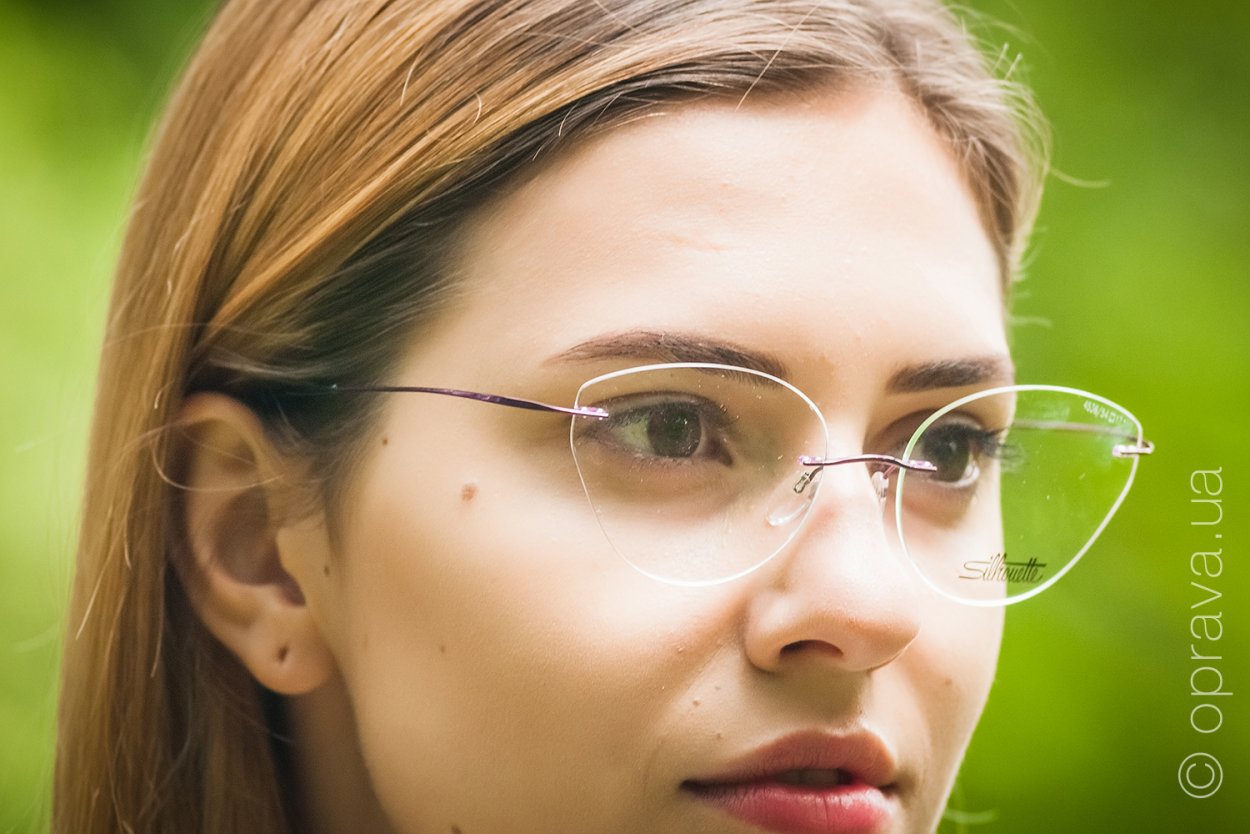 Безободковые очки для зрения женские