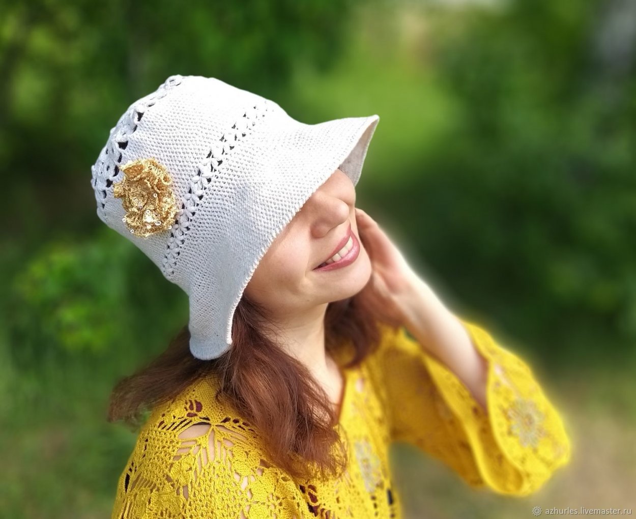 Вязаные шляпки