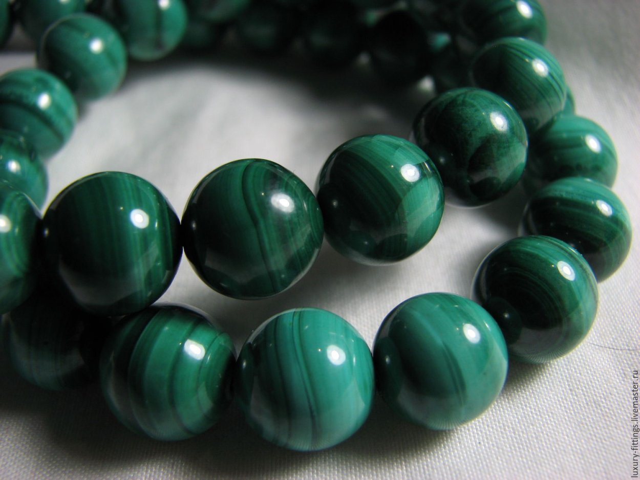 Малахит четки Bulgari