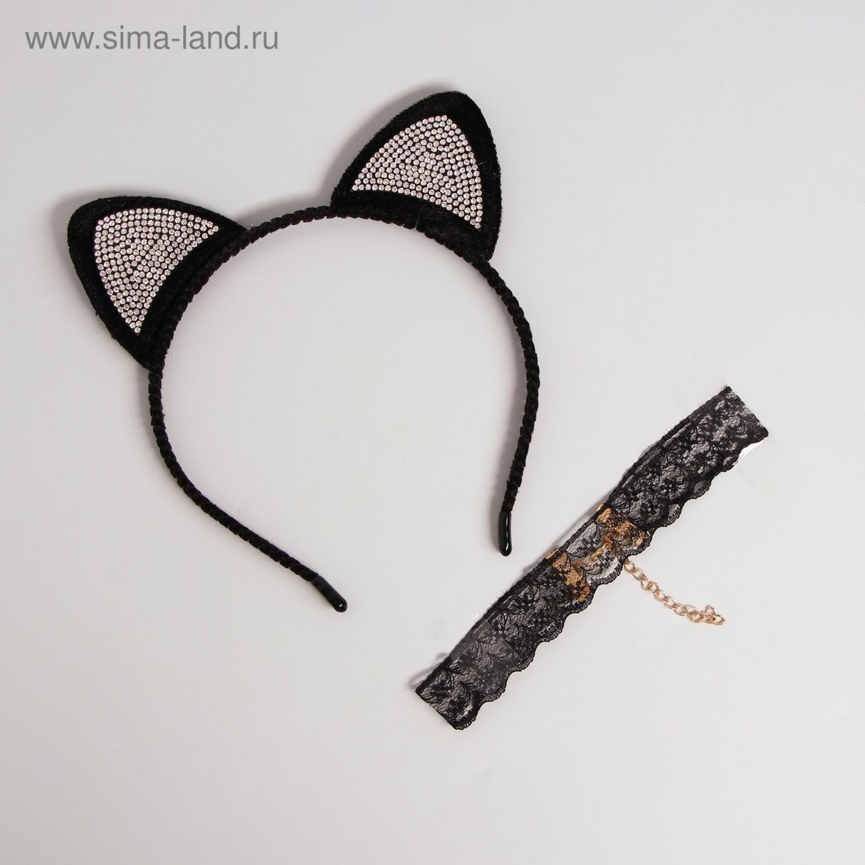 Повязка с кошачьими ушками
