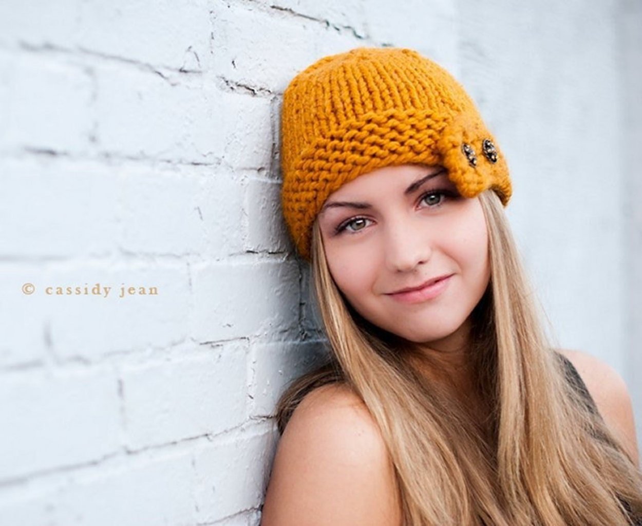 Yellow Knitted hat