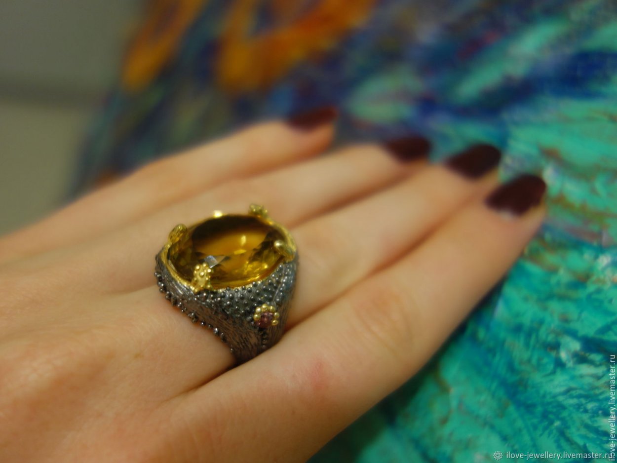 Золотые кольца ручной работы