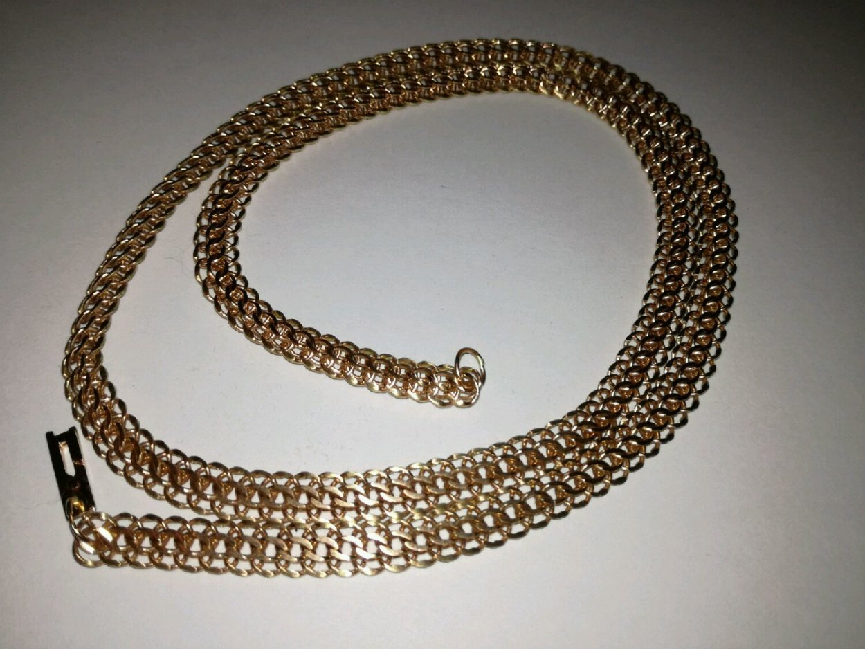 158-552 Багет Cosca 18, античное золото