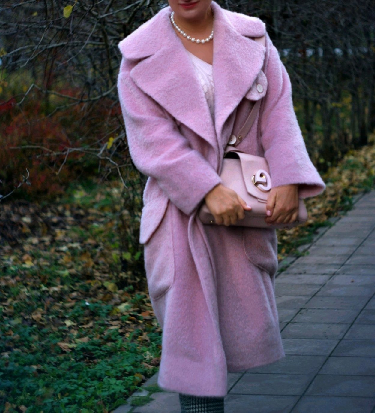 Carolina Herrera пудровое пальто