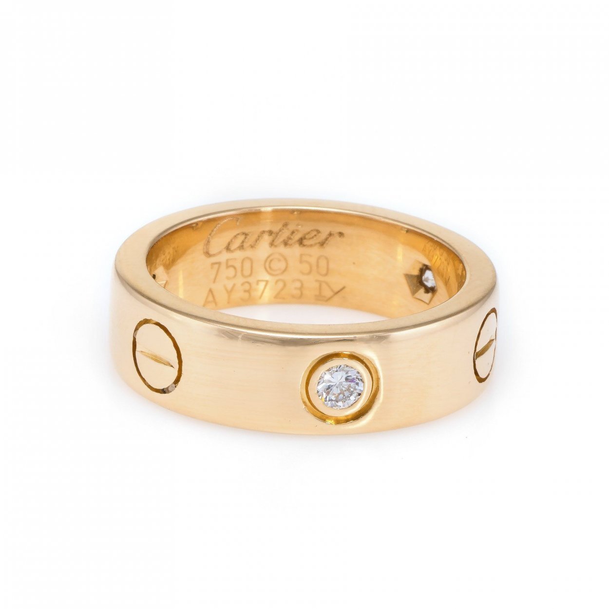 Кольцо Cartier Love Yellow Gold