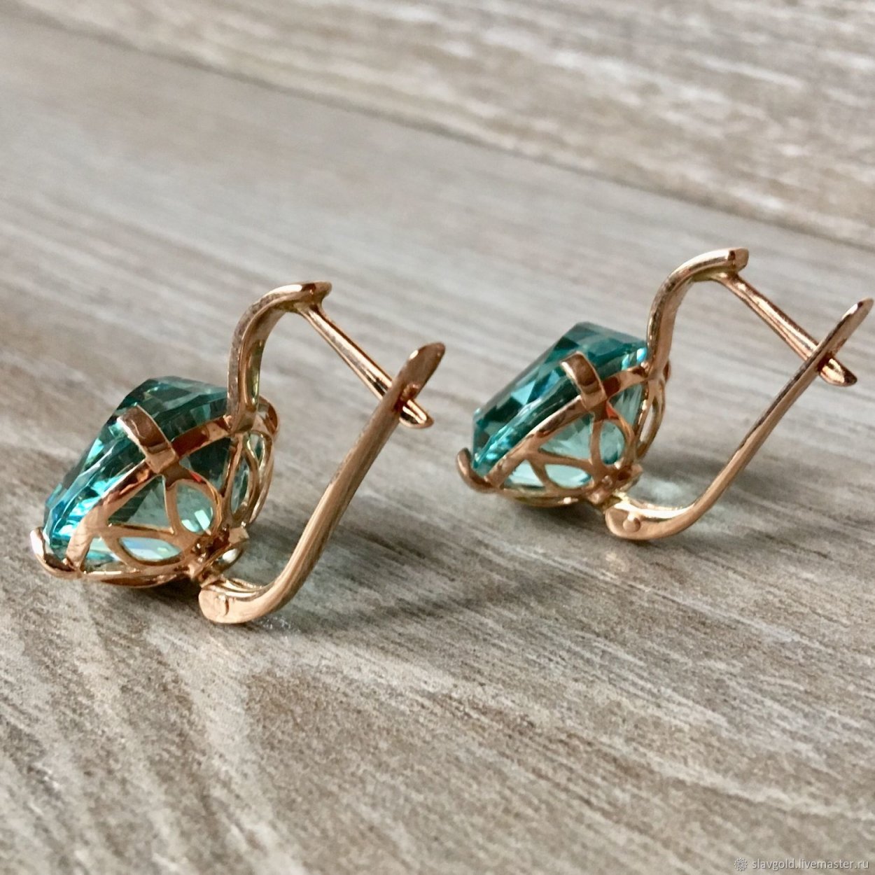 Серьги золото 724104