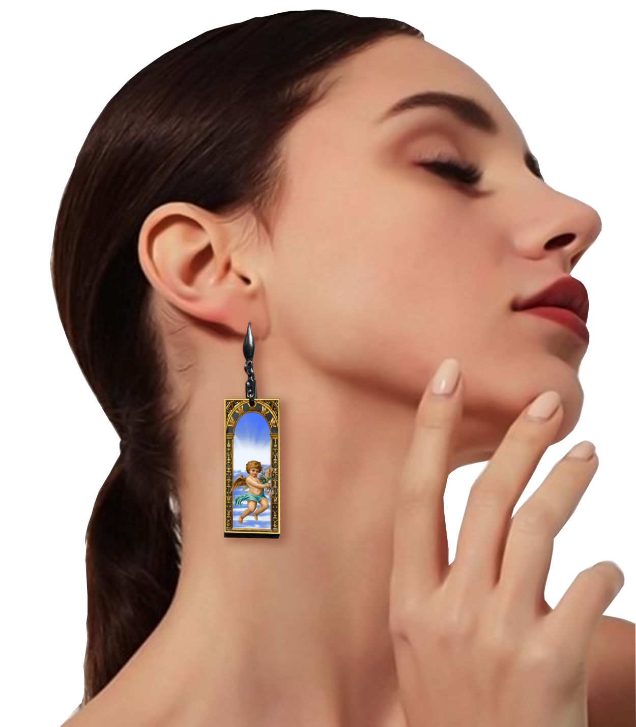 Необычные сережки именные