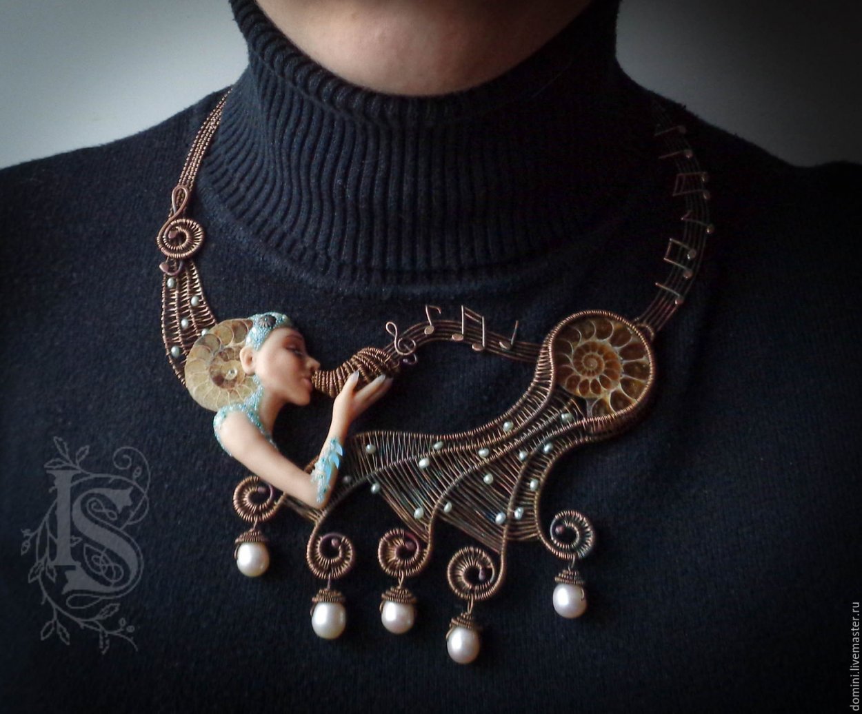 Wire Wrap колье