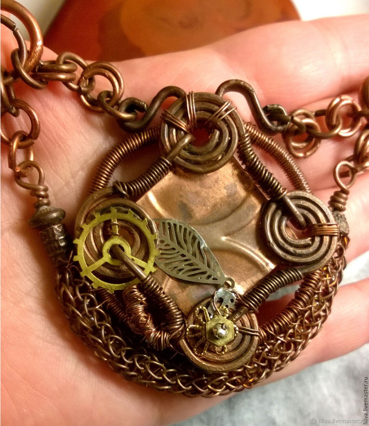 Цепочка "Кобра" wire Wrap