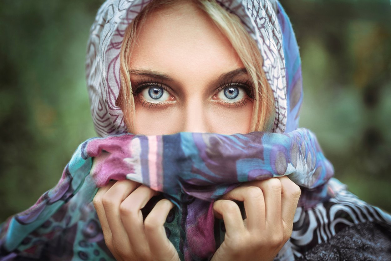 Ажурная шаль фишю спицами
