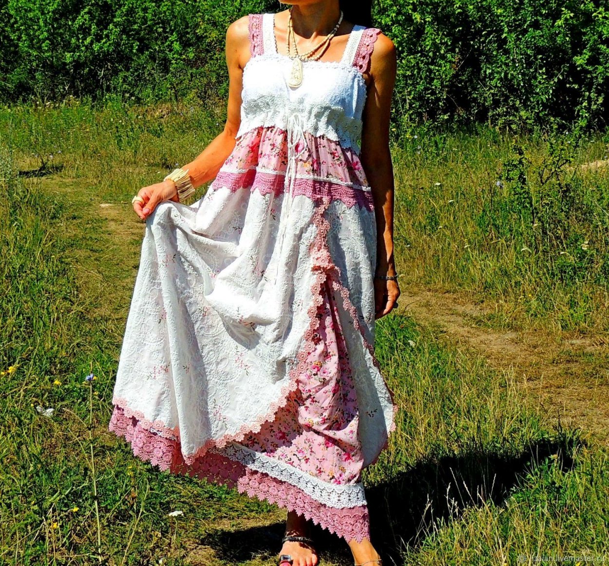 Платье в русском стиле