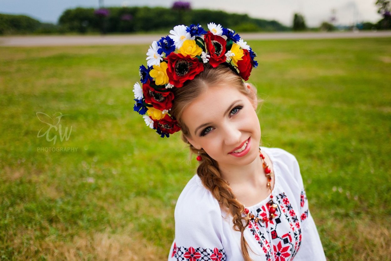 Белорусский венок на голову