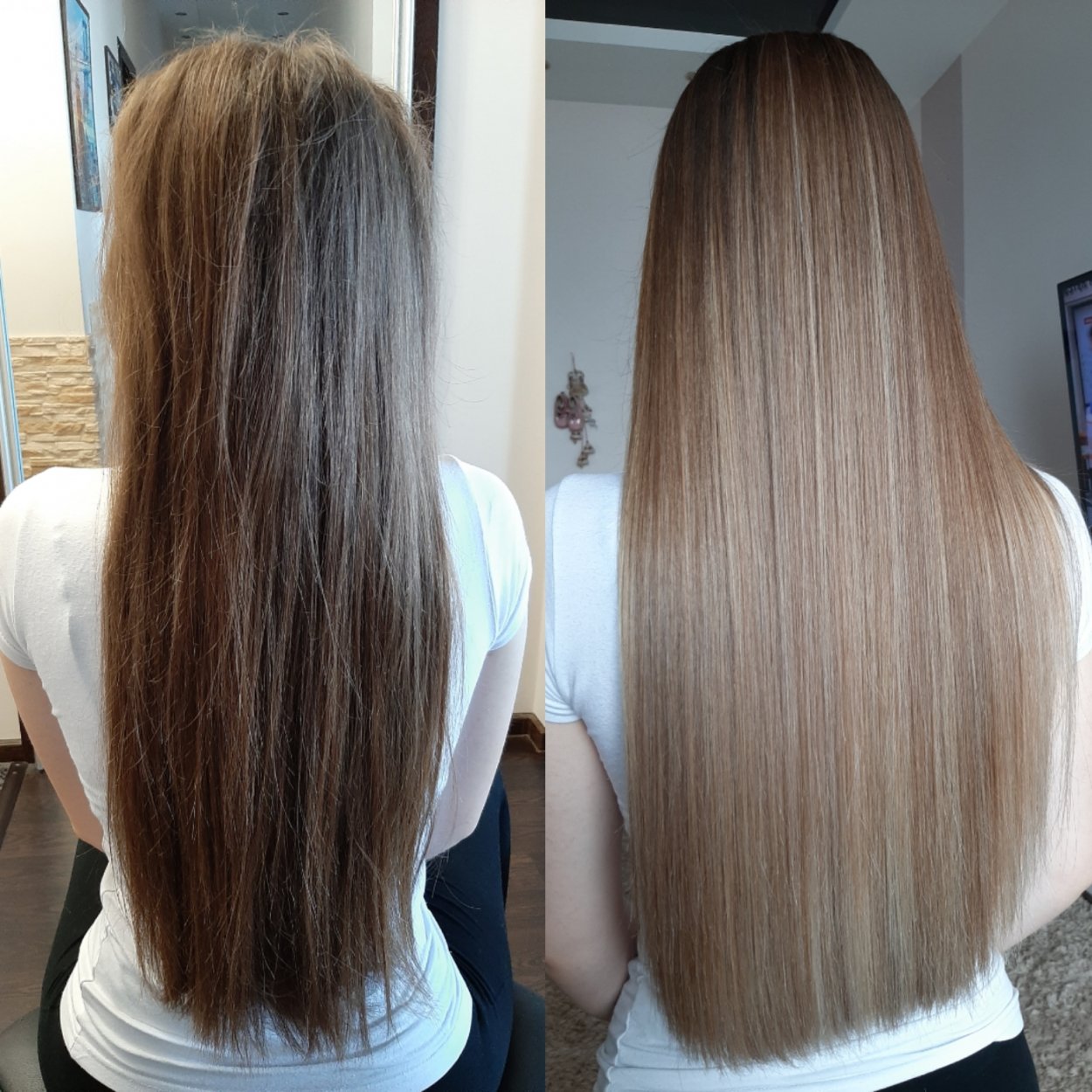 Аэртач окрашивание волос фото до и после
