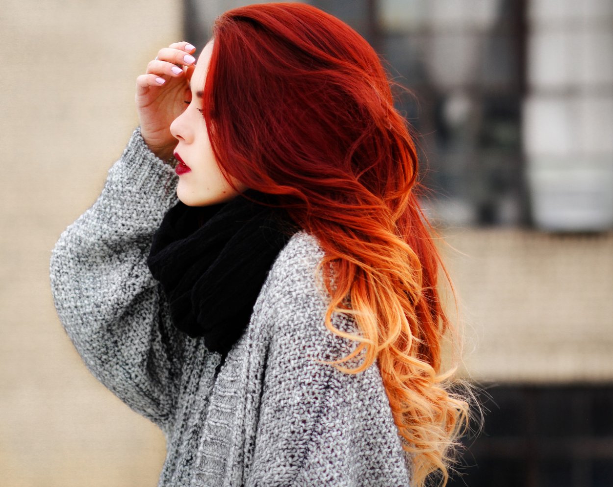 Dip Dye окрашивание