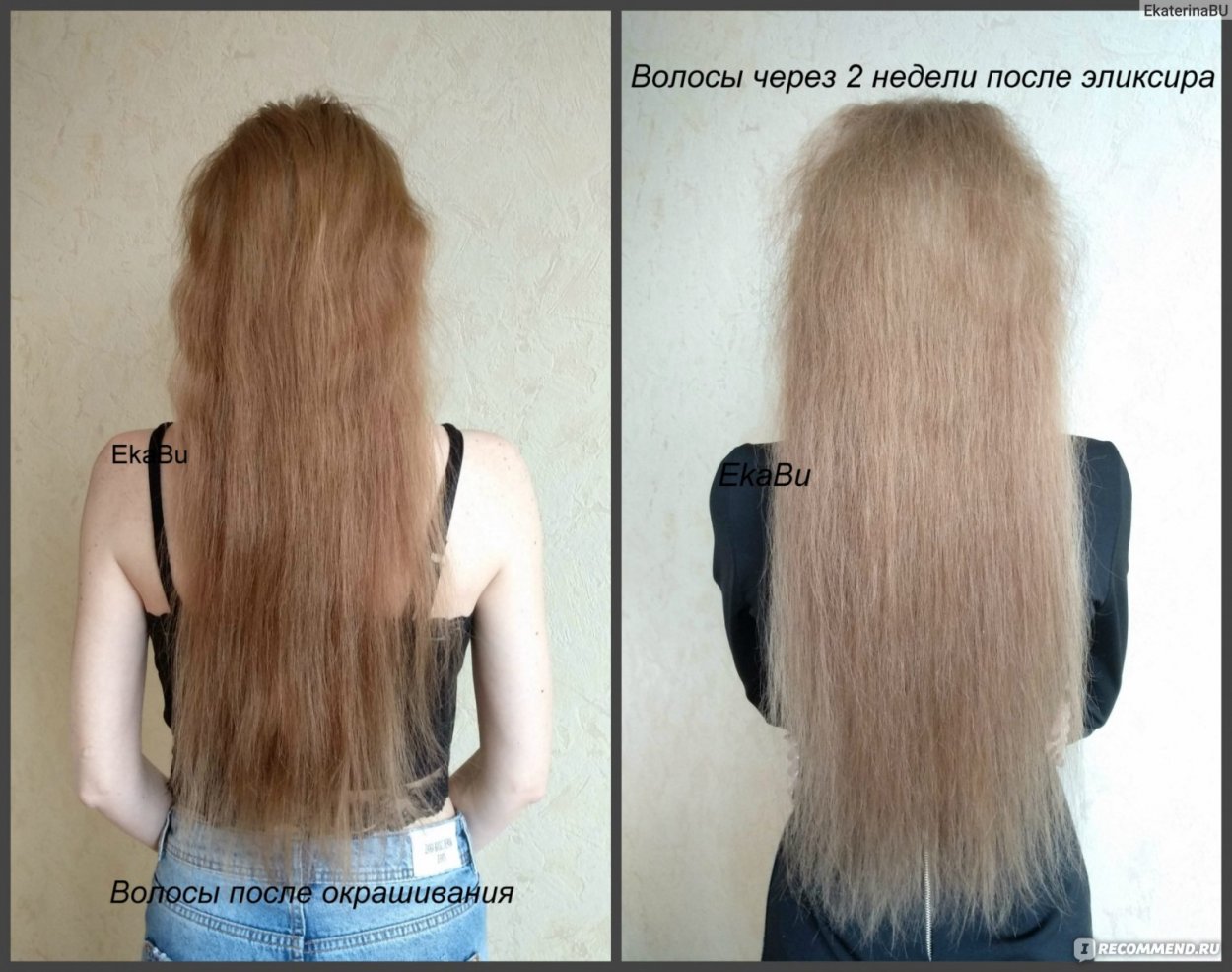 Сухие волосы после окрашивания